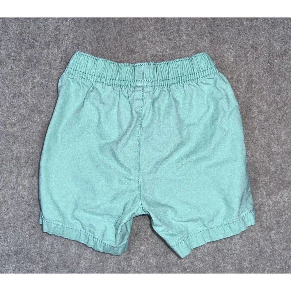 Carters Boys 18 Month Mint Green Pull On Shorts